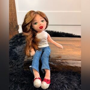 TY Cutie Cathy Doll Poseable Plush Shirt Jeans Outfit Toy